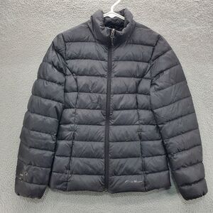 Eddie Bauer Cirruslite Down Jacket 650 Fill Gray Womens XS